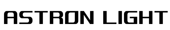 Astron Light Font Image