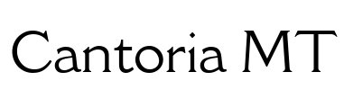 Cantoria MT Font Image