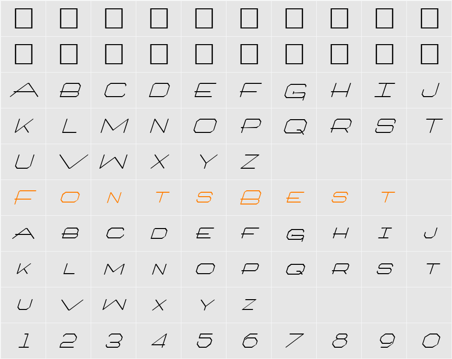 ArtlookIT Character Map