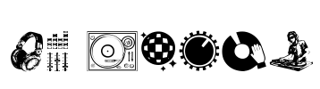 DJ Icons Font Image