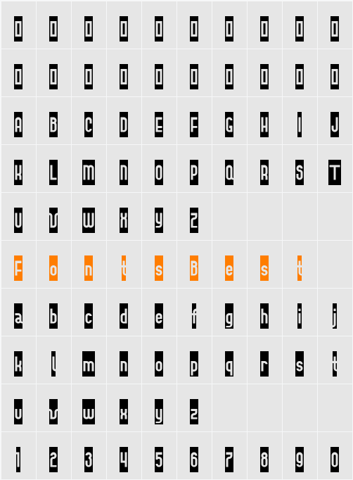 Mavoble Character Map