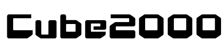 Cube2000 Font Image