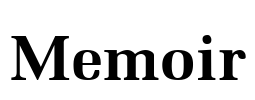 Memoir Font Image