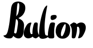 Bulion Font Image