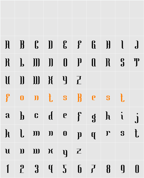 Mata Hari Character Map