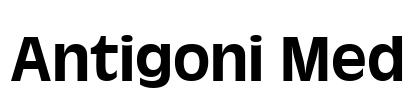 Antigoni Med Font Image