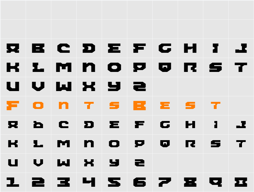 Airacobra Expanded Character Map