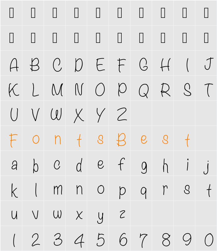 ASimpleLife Character Map