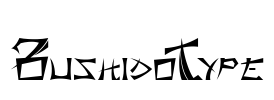 BushidoType Font Image