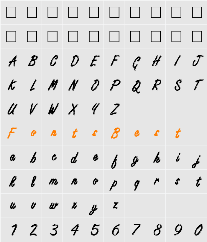 Casino Character Map