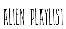 Alien Playlist Font Image