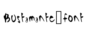 Bustamante_font