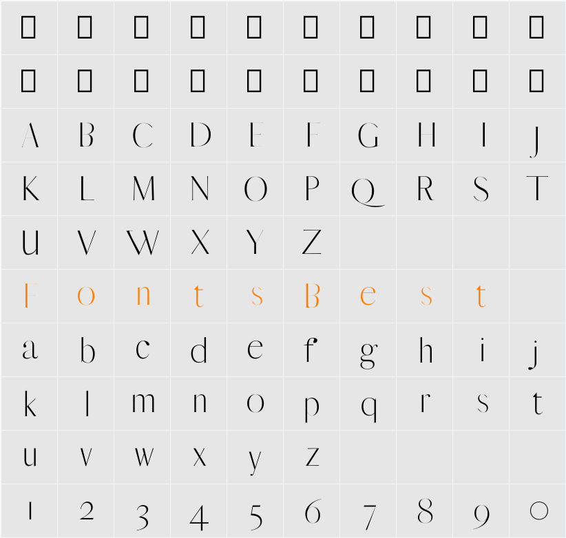 Yessica Character Map