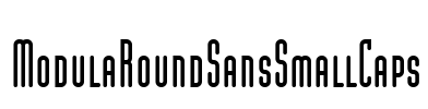 ModulaRoundSansSmallCaps Font Image