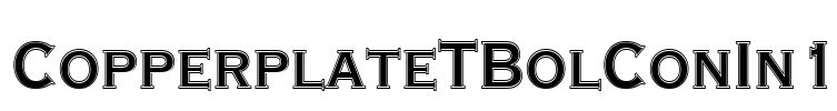 CopperplateTBolConIn1 Font Image