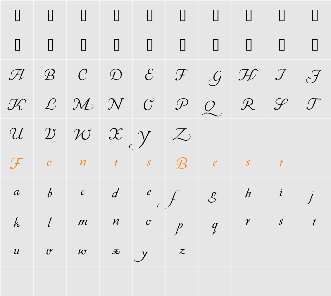 Corabael Character Map