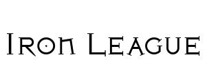 Iron League Font Image