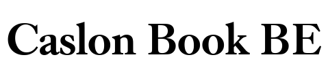 Caslon Book BE