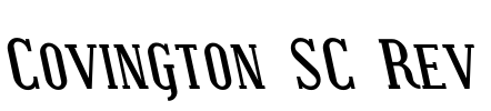 Covington SC Rev Font Image