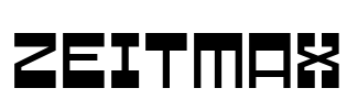 Zeitmax Font Image