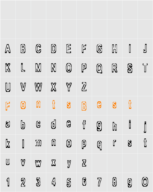 Mialgia Character Map