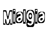 Mialgia Font Image