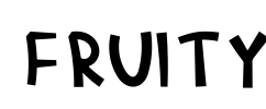 Fruity Font Image