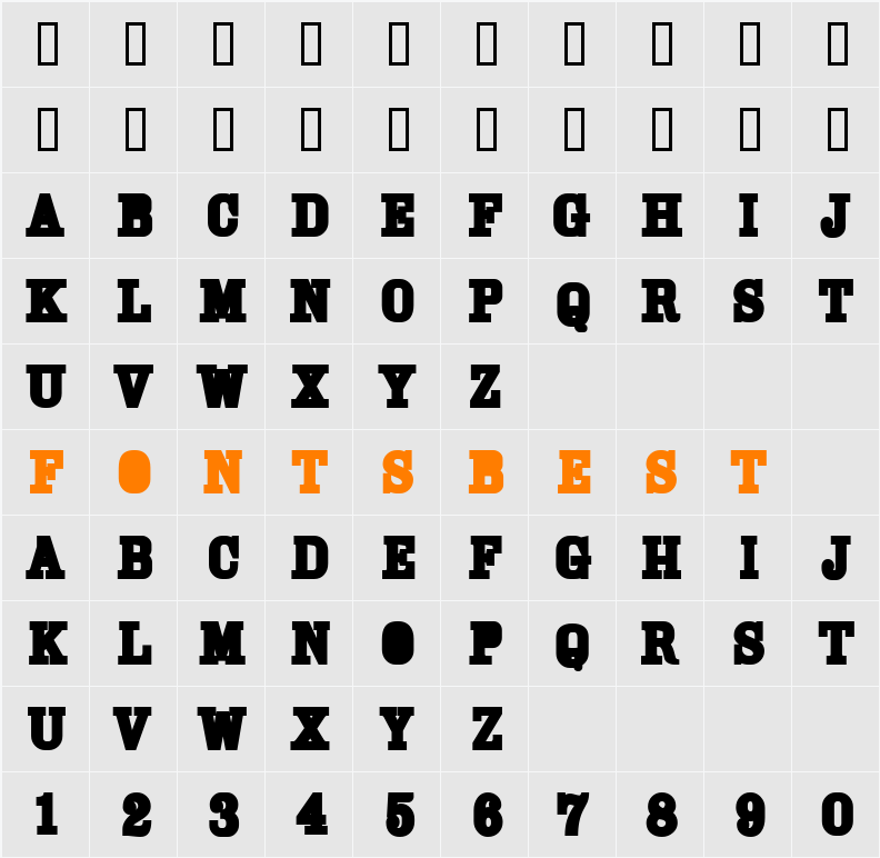 Cam Character Map