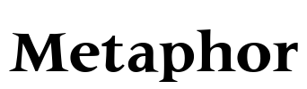 Metaphor Font Image