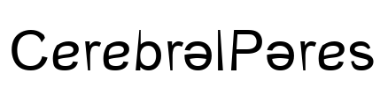 CerebralPares Font Image