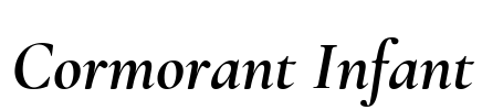 Cormorant Infant Font Image