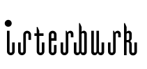 Isterburk Font Image