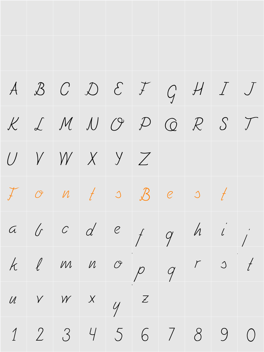 Fely Character Map