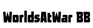 WorldsAtWar BB Font Image