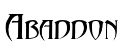 Abaddon™ Font Image