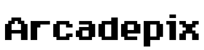 Arcadepix Font Image