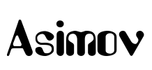 Asimov Font Image