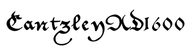 CantzleyAD1600 Font Image