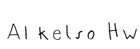 AI kelso HW Font Image