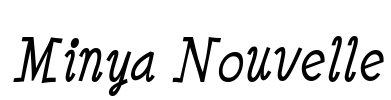 Minya Nouvelle Font Image