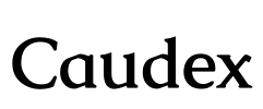 Caudex Font Image