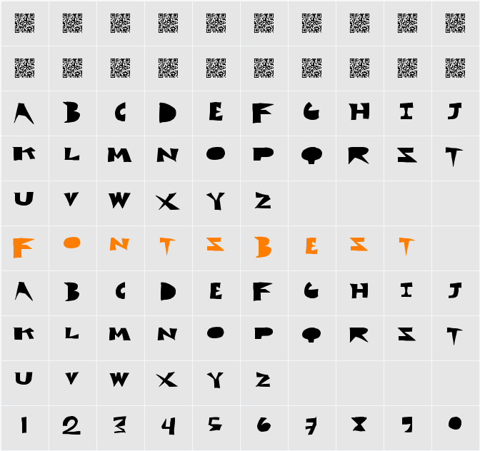 CutBlox Character Map