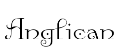 Anglican Font Image