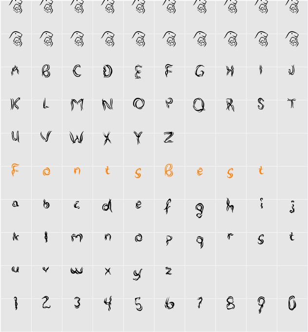 Alterna Character Map