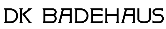 DK Badehaus Font Image