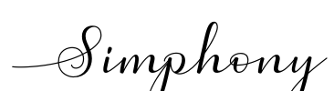 Simphony Font Image