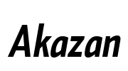 Akazan Font Image