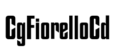 CgFiorelloCd Font Image