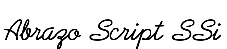 Abrazo Script SSi Font Image