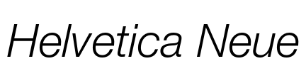 Helvetica Neue